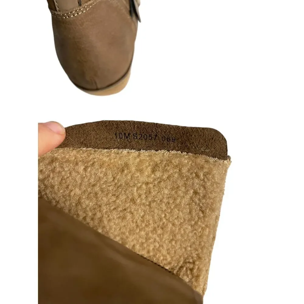 Softwalk Rayne Womens Brown Zipper Gold‎ Buckle Insulated Boots 10 M NWOB